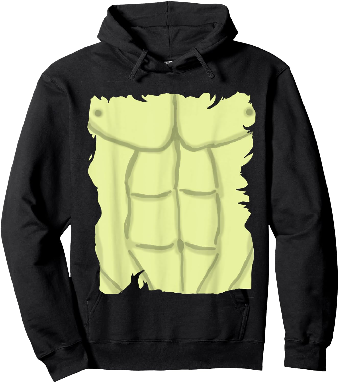 Muscle Bodybuilder Six Pack Abs Ripped Men Boys Kids Hoodie - Hoodie | Black