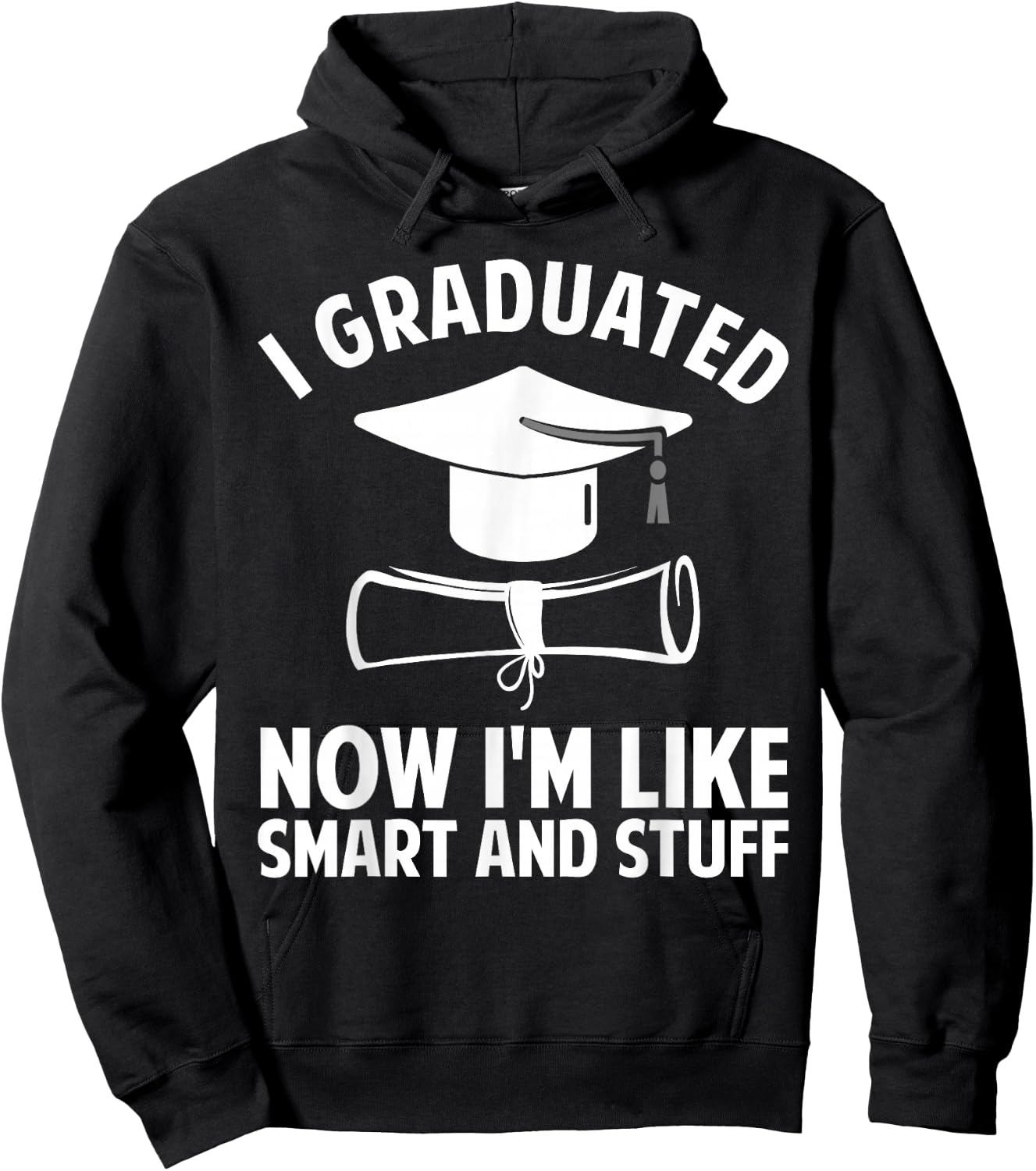 Funny Graduation Art Women Masters Degree Graduate Hoodie - Hoodie | Black