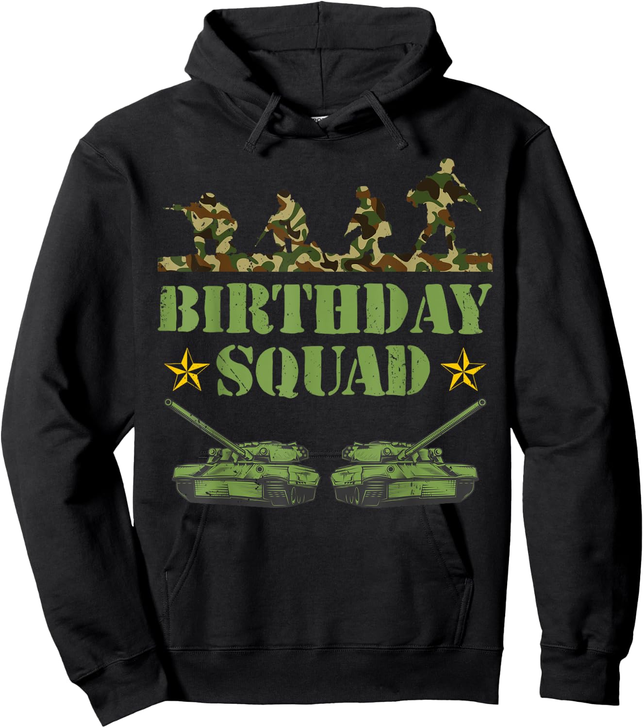 T-Shirt Hoodie - Hoodie | Black