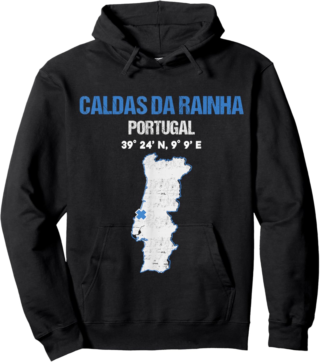 Caldas da Rainha Portugal City Hoodie - Hoodie | Black