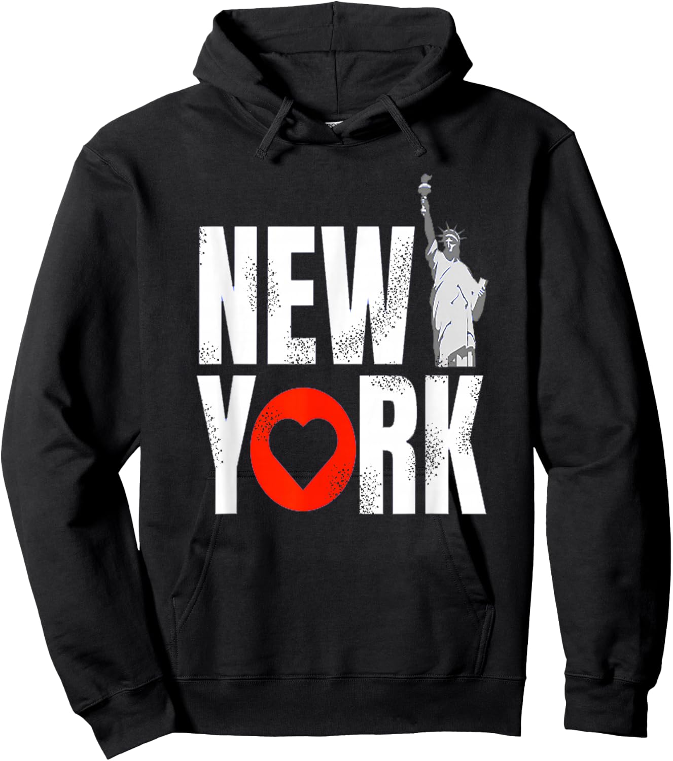 I Love New York City Statue of Liberty America Souvenirs Hoodie - Hoodie | Black