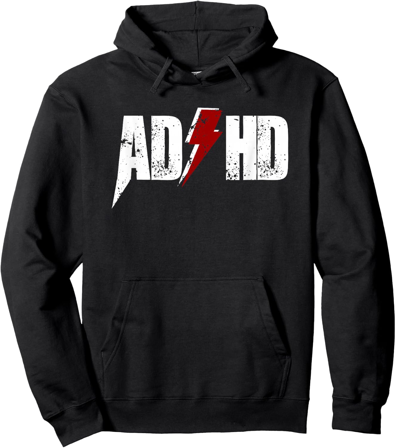 AD HD Women Kids Funny Awareness Gift ADHD T Shirt Hoodie - Hoodie | Black