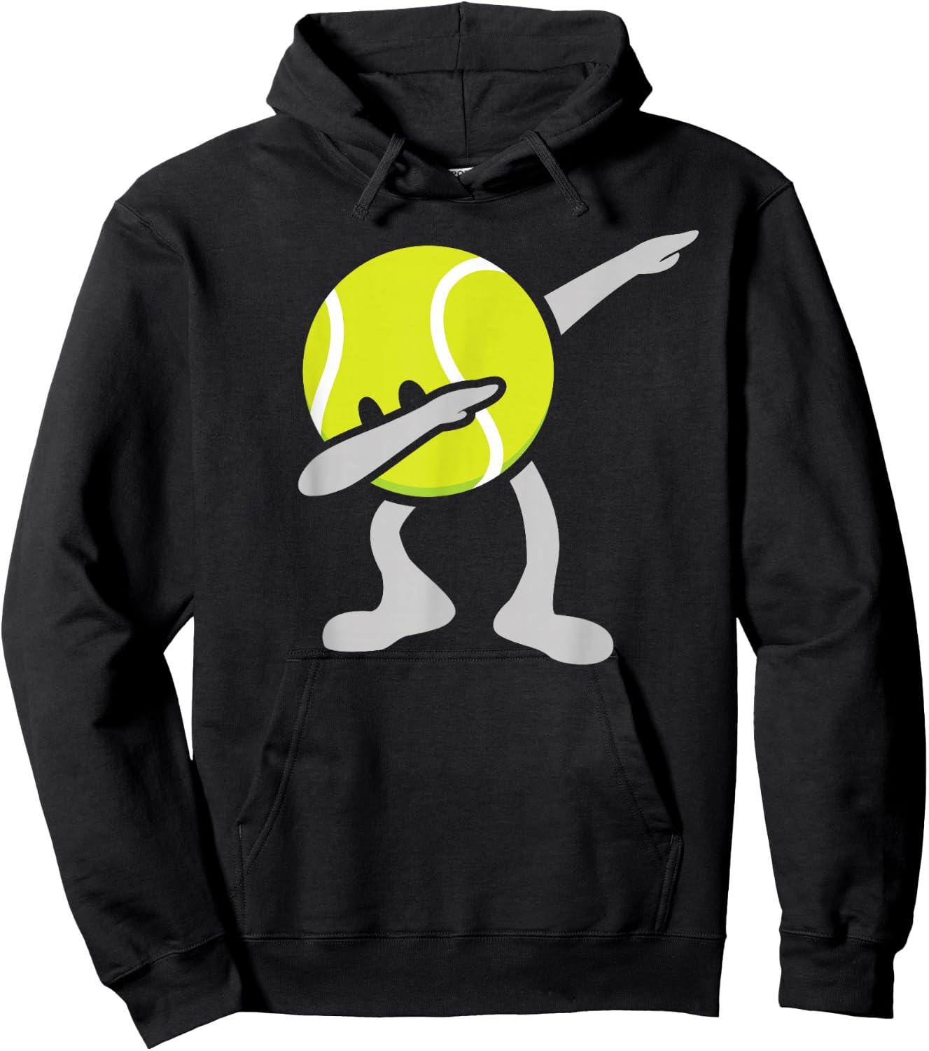 Funny Dabbing Tennis Ball Hoodie - Hoodie | Black