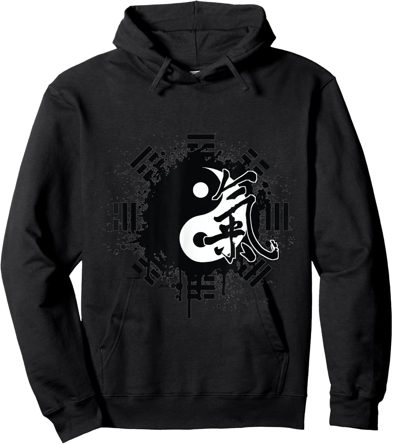 Ying Yang Chinese Yin Tai Chi Feng Shui Bagua Hoodie - Hoodie | Black