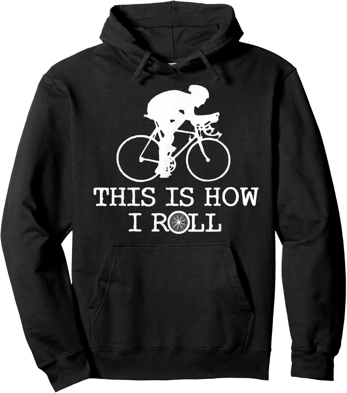 This Is How I Roll Fun Cycling Jerseys Bikers Giant Hoodie - Hoodie | Black