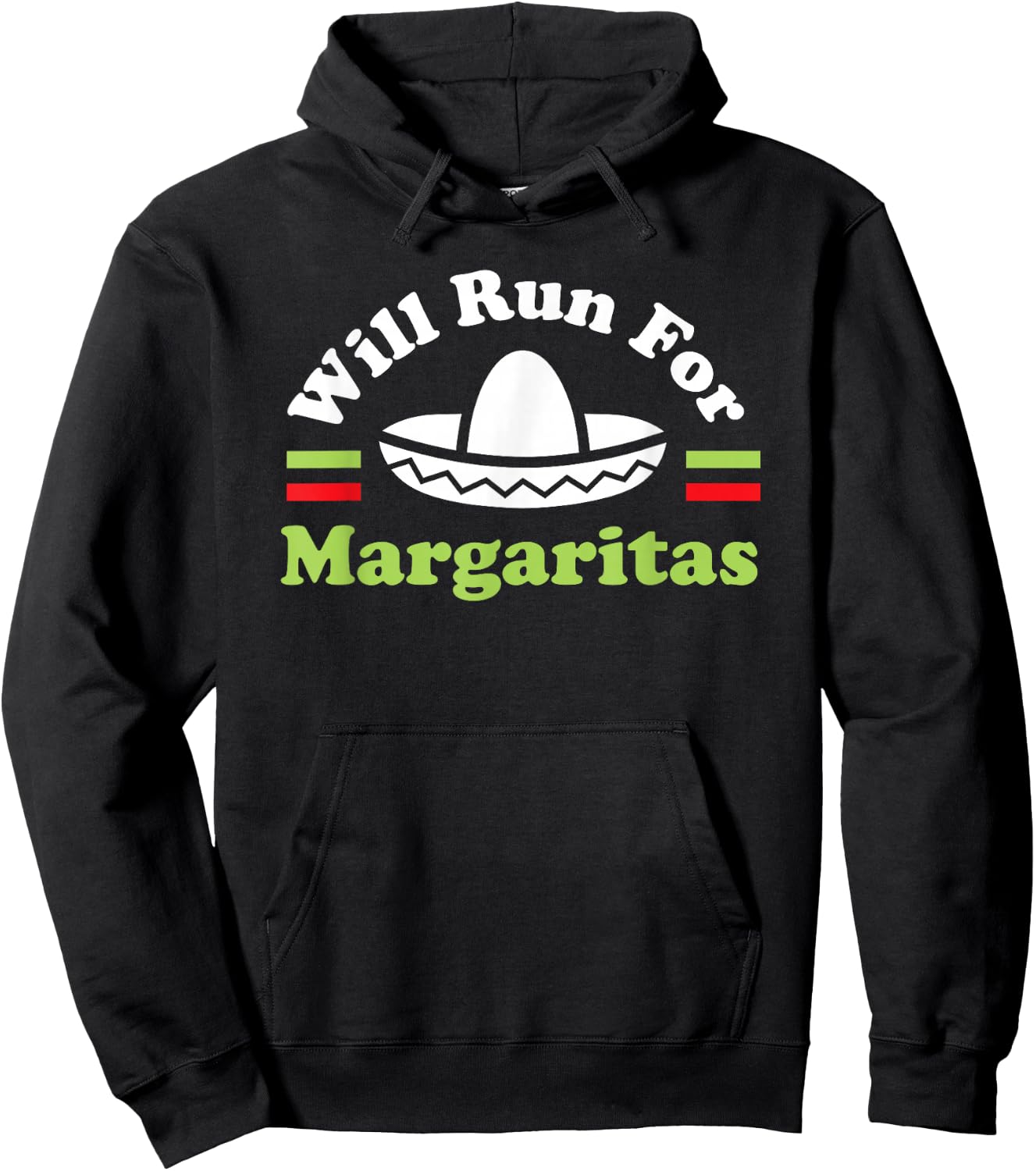 Cinco De Mayo Running - Will Run For Margaritas Hoodie - Hoodie | Black