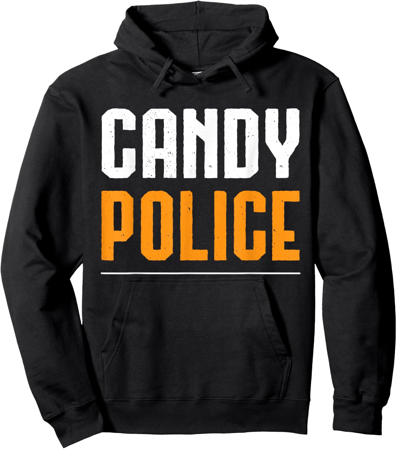 Candy Police Halloween Shirt Costume Mom & Dad Hoodie - Hoodie | Black