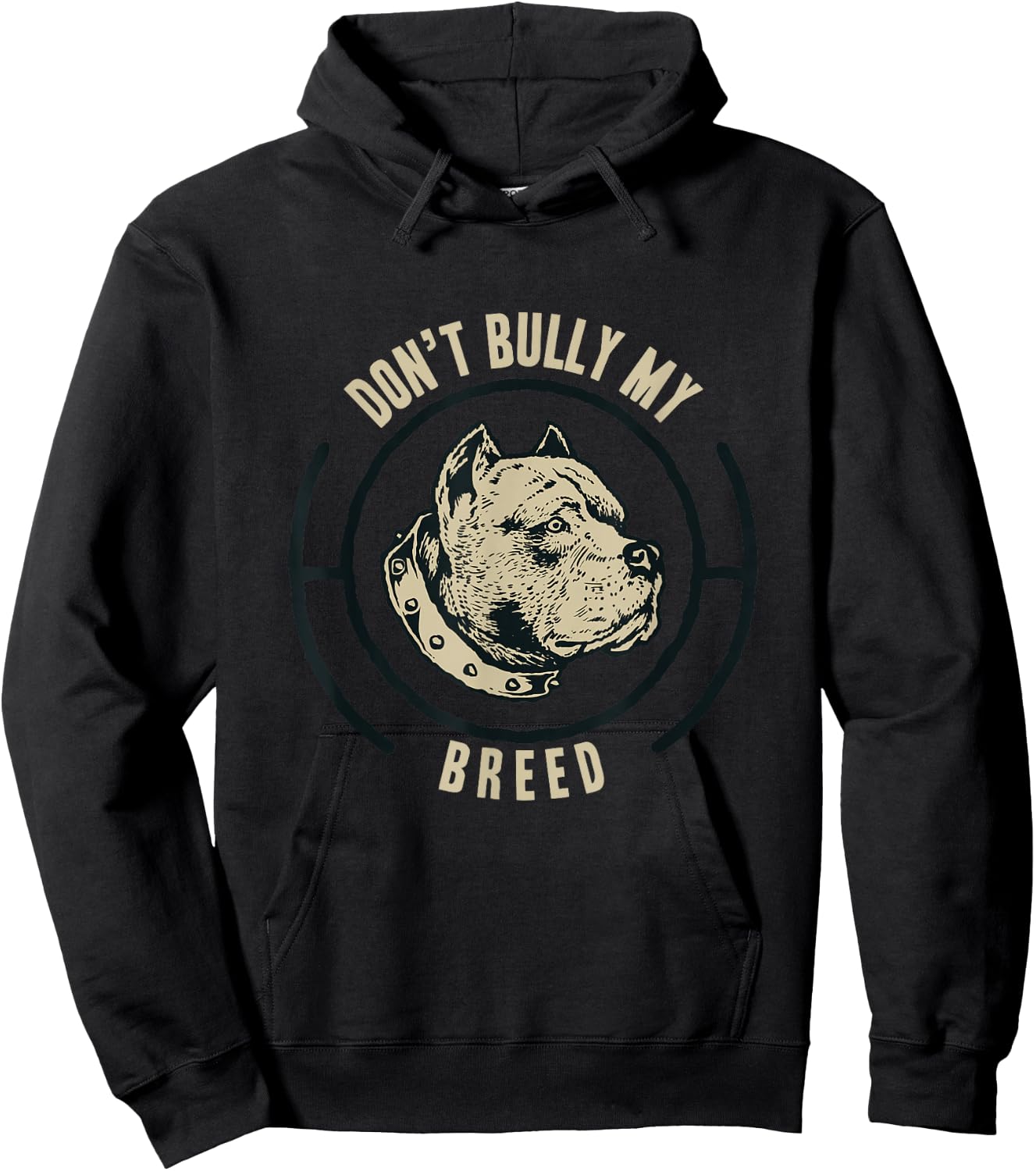 Pit Bull Don't Bully My Breed Hoodie - Hoodie | Black