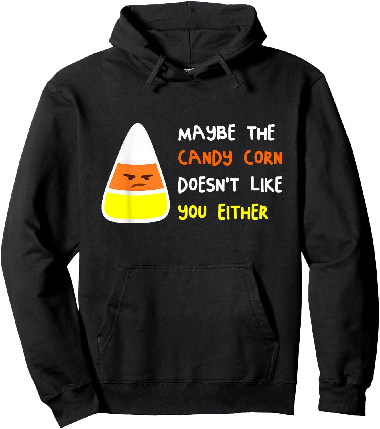 Halloween Costume Team Candy Corn Hoodie - Hoodie | Black