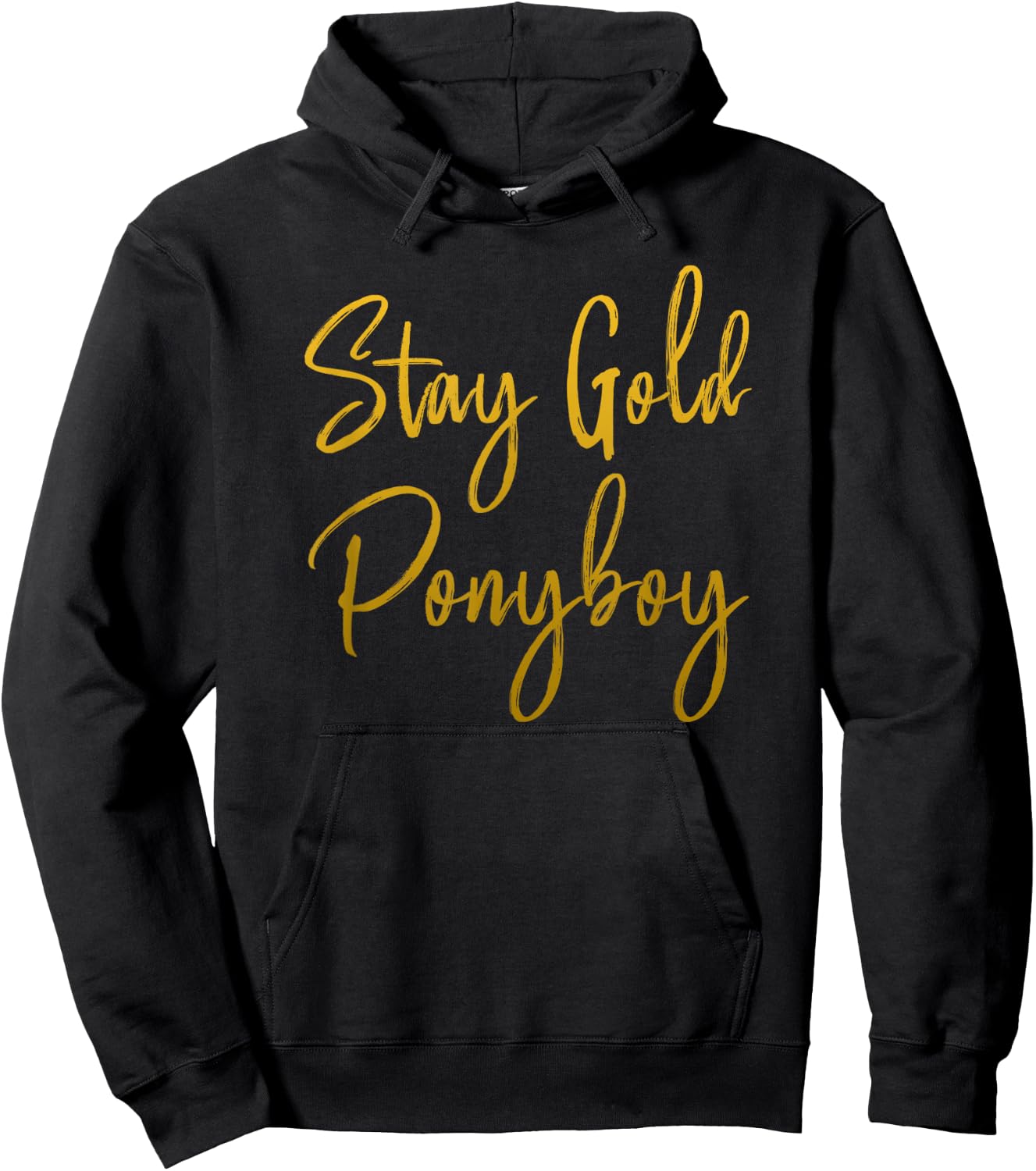 Stay Gold Ponyboy Hoodie - Hoodie | Black