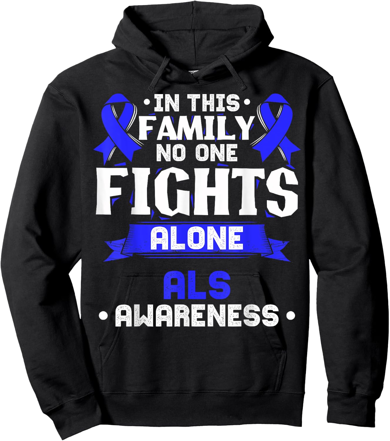 Gift MND Patients - ALS Awareness Hoodie - Hoodie | Black