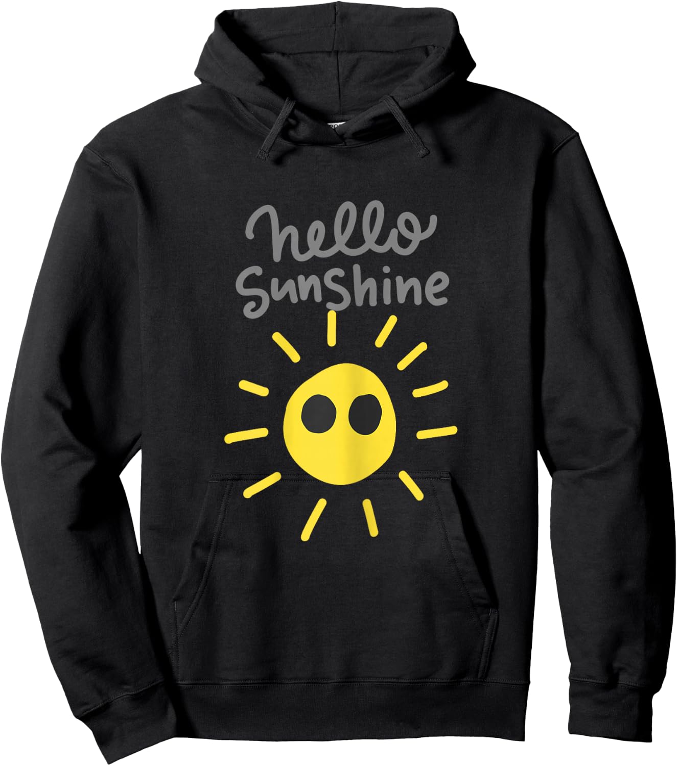 Hello Sunshine and girls Hoodie - Hoodie | Black