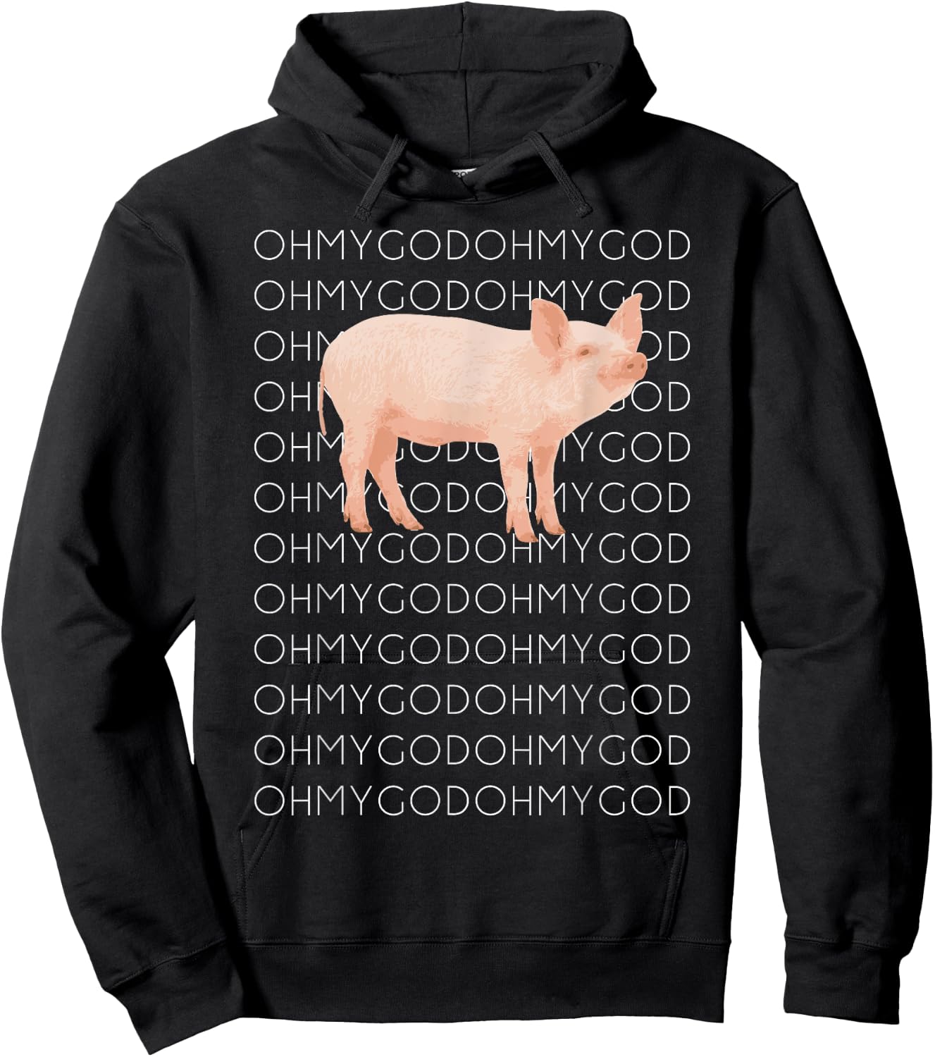 Shane Dawson Oh My God Pig Hoodie - Hoodie | Black