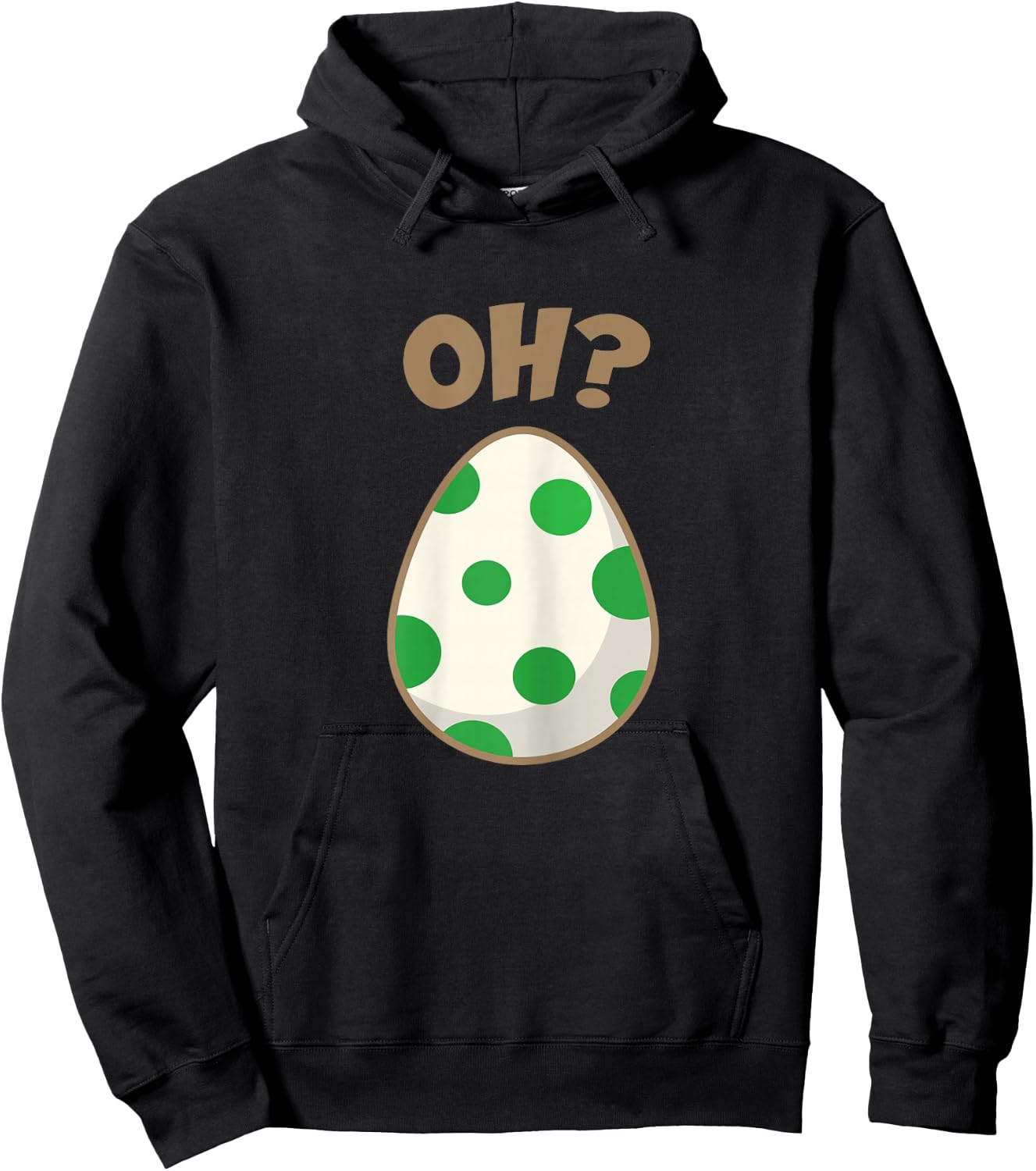 Cute Egg Shirt Oh Hoodie - Hoodie | Black