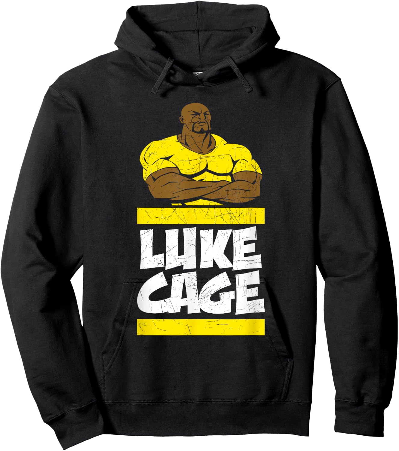 Marvel The Defenders Luke Cage Name Hoodie - Hoodie | Black