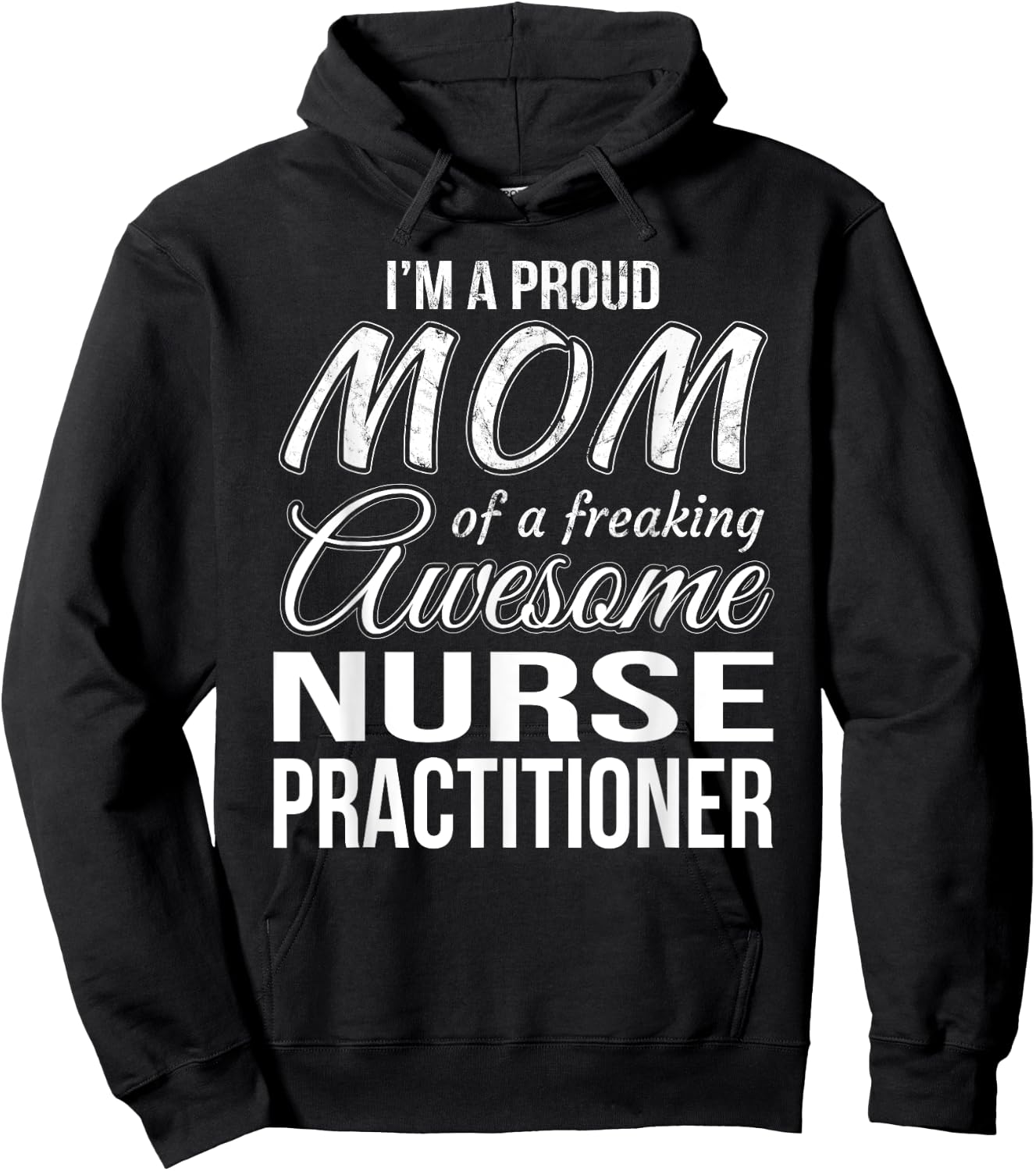Proud Mom of Nurse Practitioner Mother's Day Gift Hoodie - Hoodie | Black