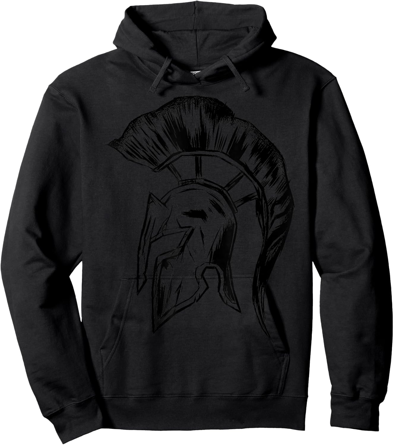 Spartan Helmet Warrior Trojan Warrior women Hoodie - Hoodie | Black