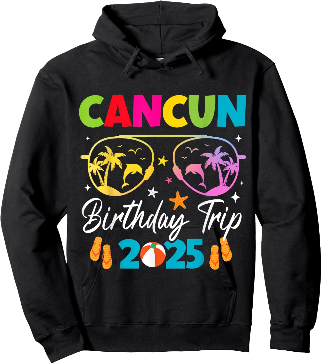 Mexico Cancun Vacation Group 2025 Hoodie - Hoodie | Black