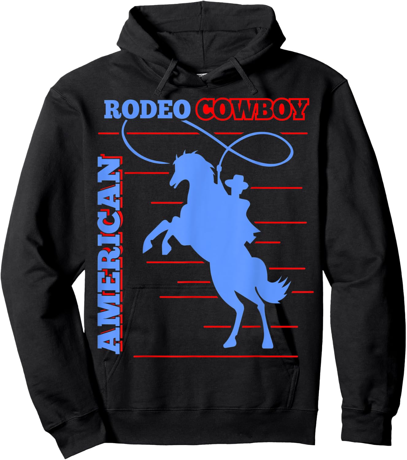 American Rodeo for Dad Men Hoodie - Hoodie | Black