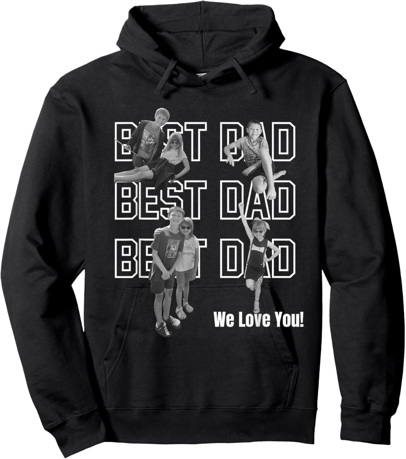 Dad Shirt Hoodie - Hoodie | Black
