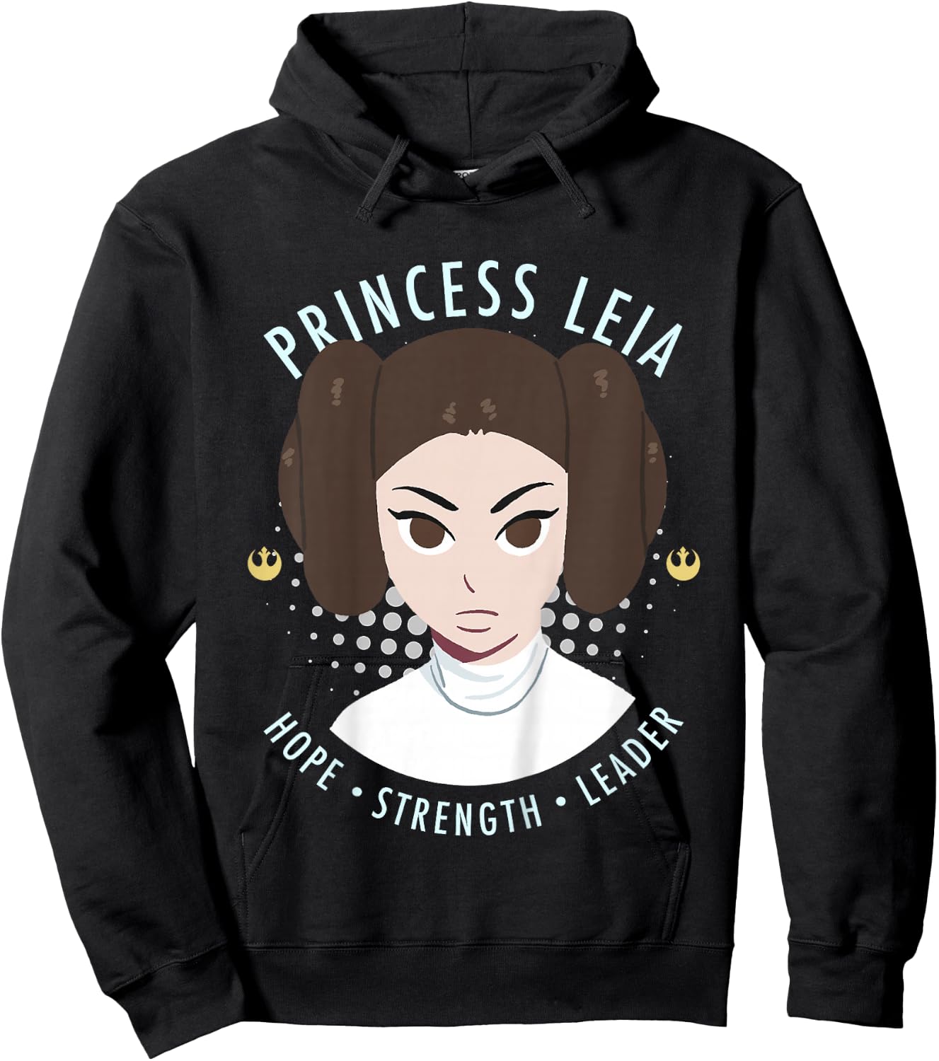 Kids Star Wars Galaxy Of Adventures Princess Leia G1 Hoodie - Hoodie | Black