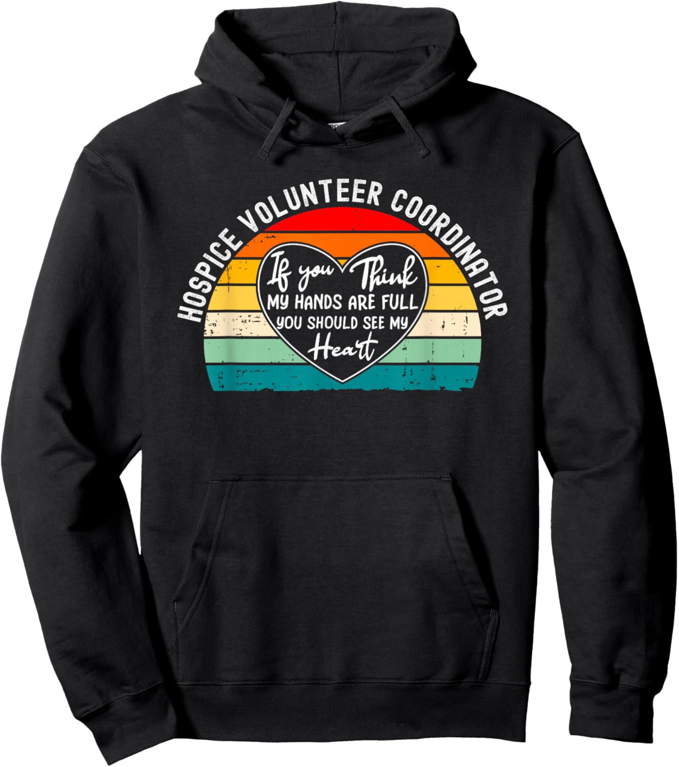 Hospice Volunteer Coordinator Thank You Hoodie - Hoodie | Black