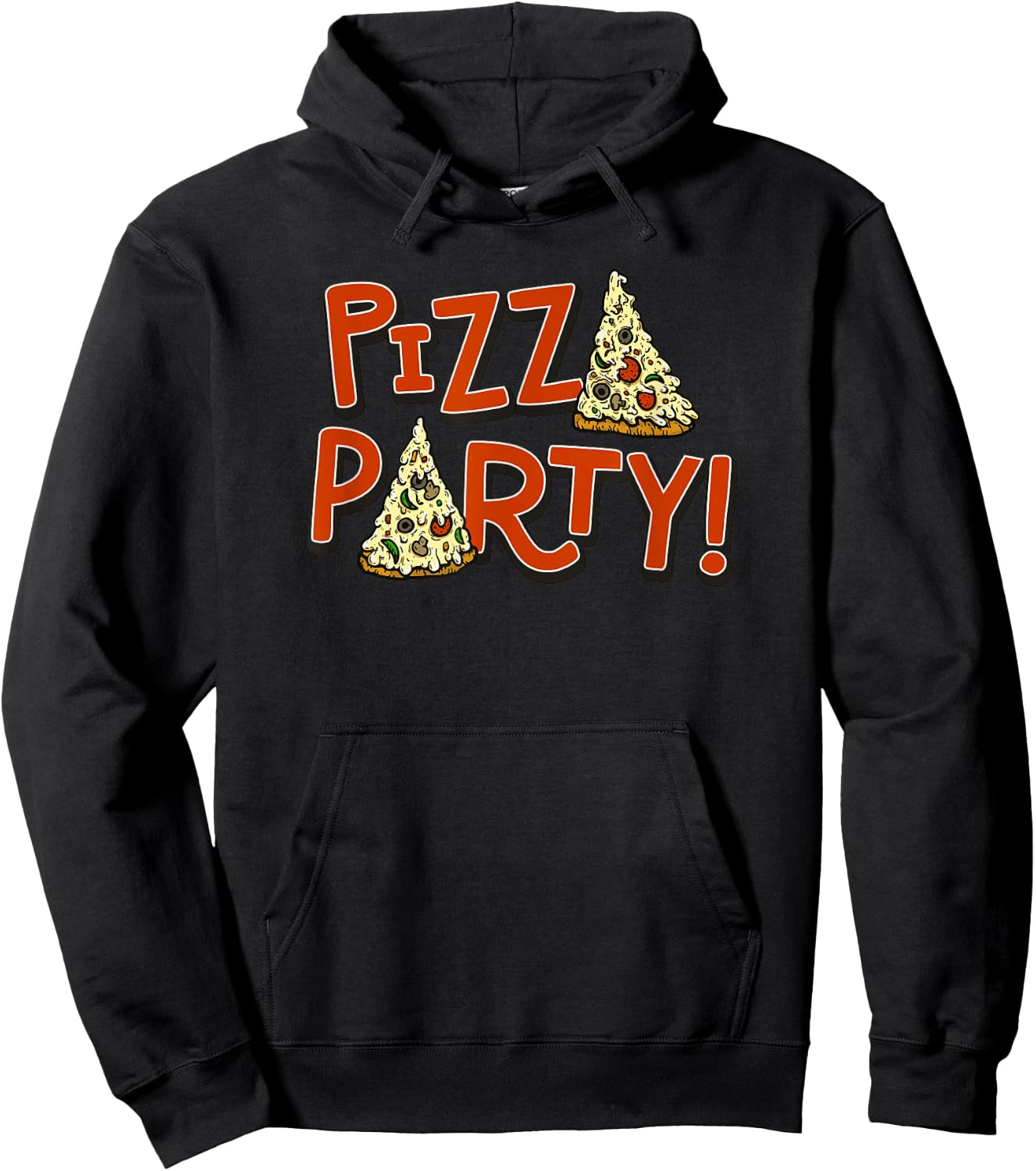 Pizza Party Hoodie - Hoodie | Black