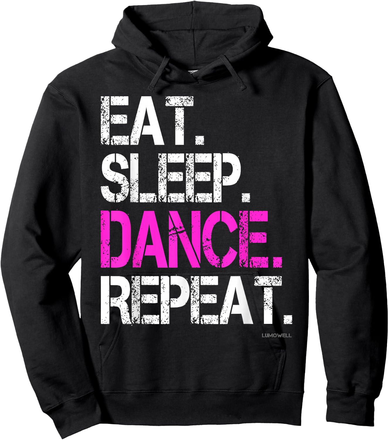 Funny Dance Shirts: Eat Sleep Dance Repeat Shirt Hoodie - Hoodie | Black