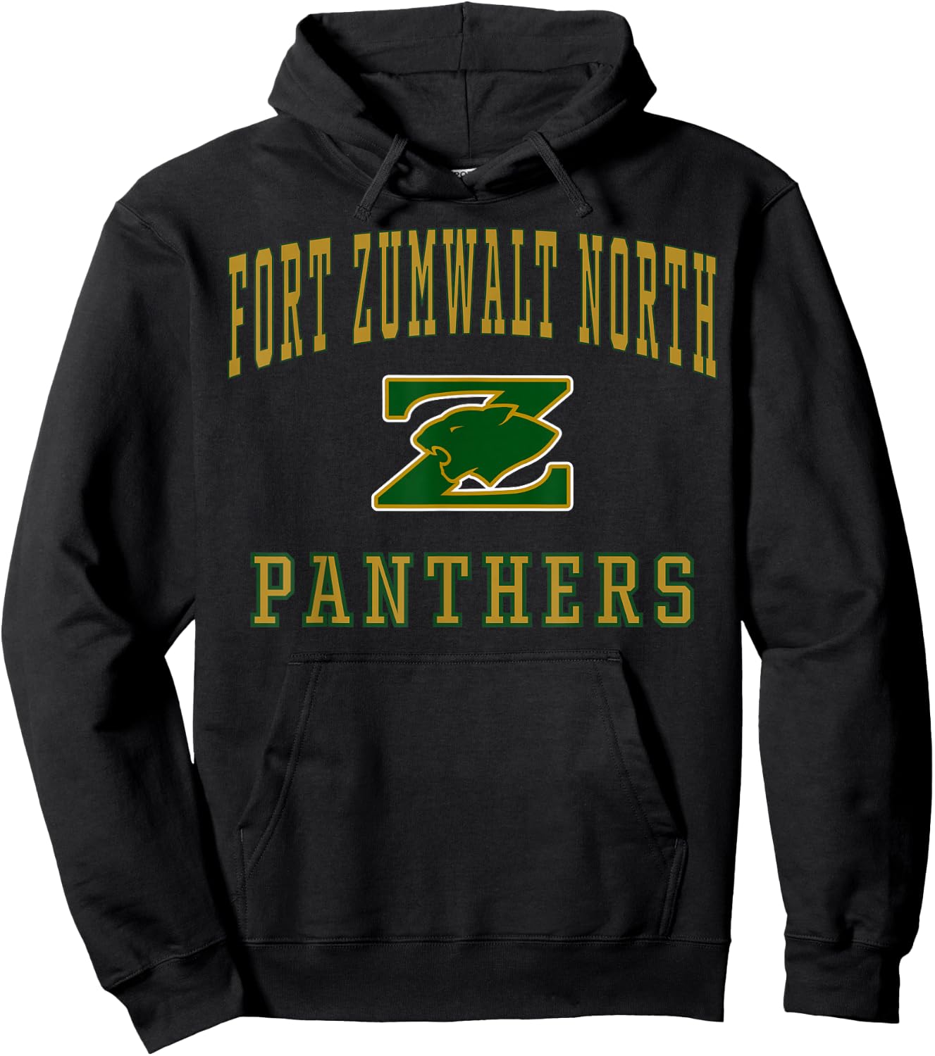 Fort Zumwalt North High School Panthers C1 Hoodie - Hoodie | Black
