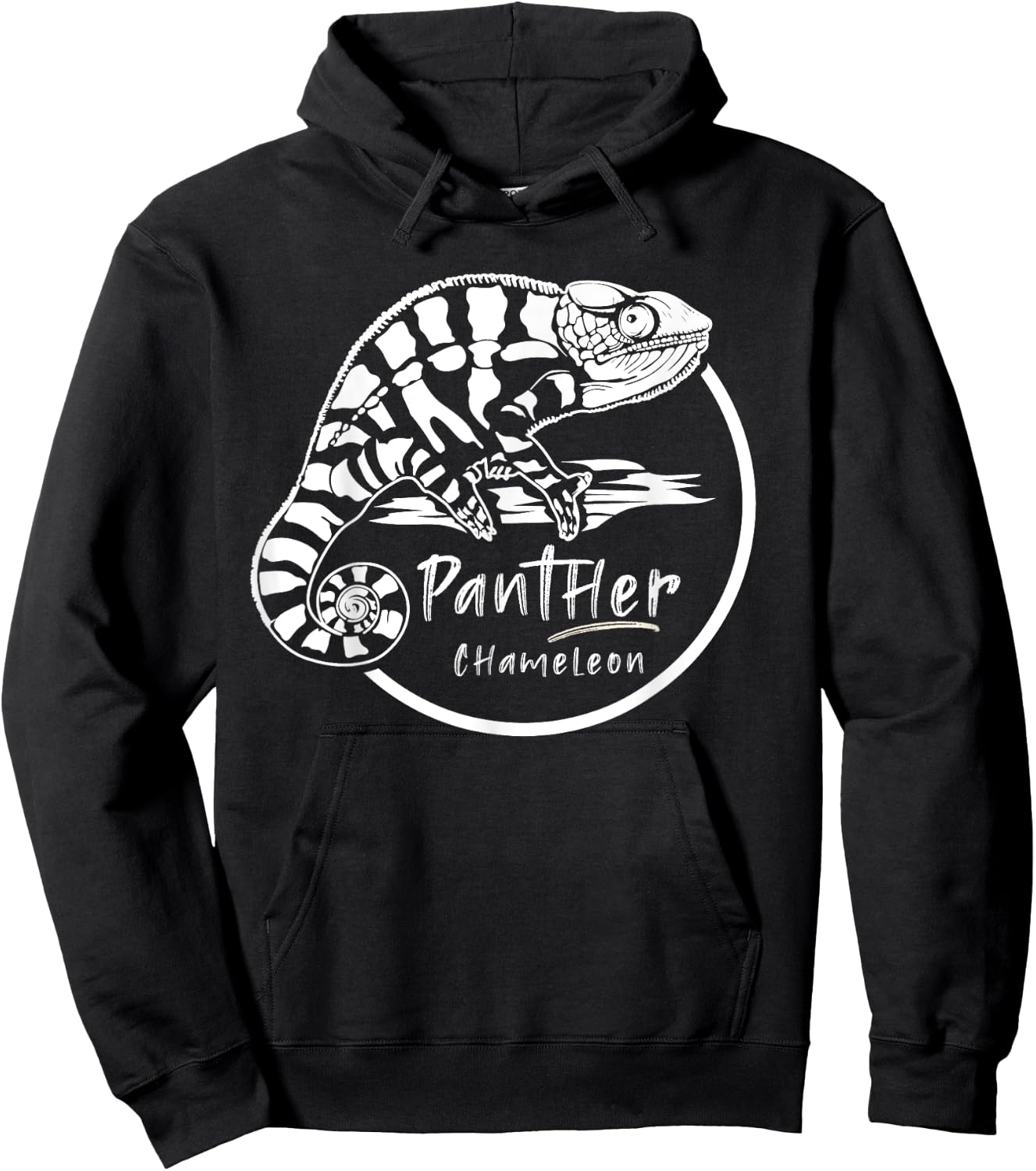 Panther Chameleon Reptile Keepers Lizard Hoodie - Hoodie | Black