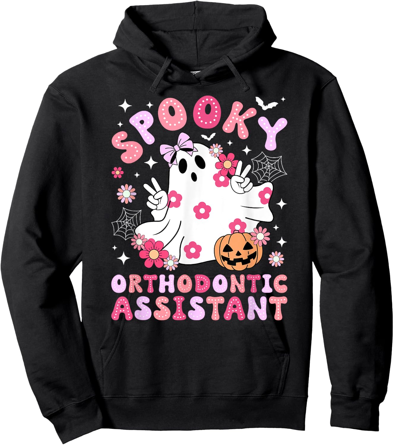 Spooky Orthodontic Assistant Halloween Orthodontic Assistant Hoodie - Hoodie | Black