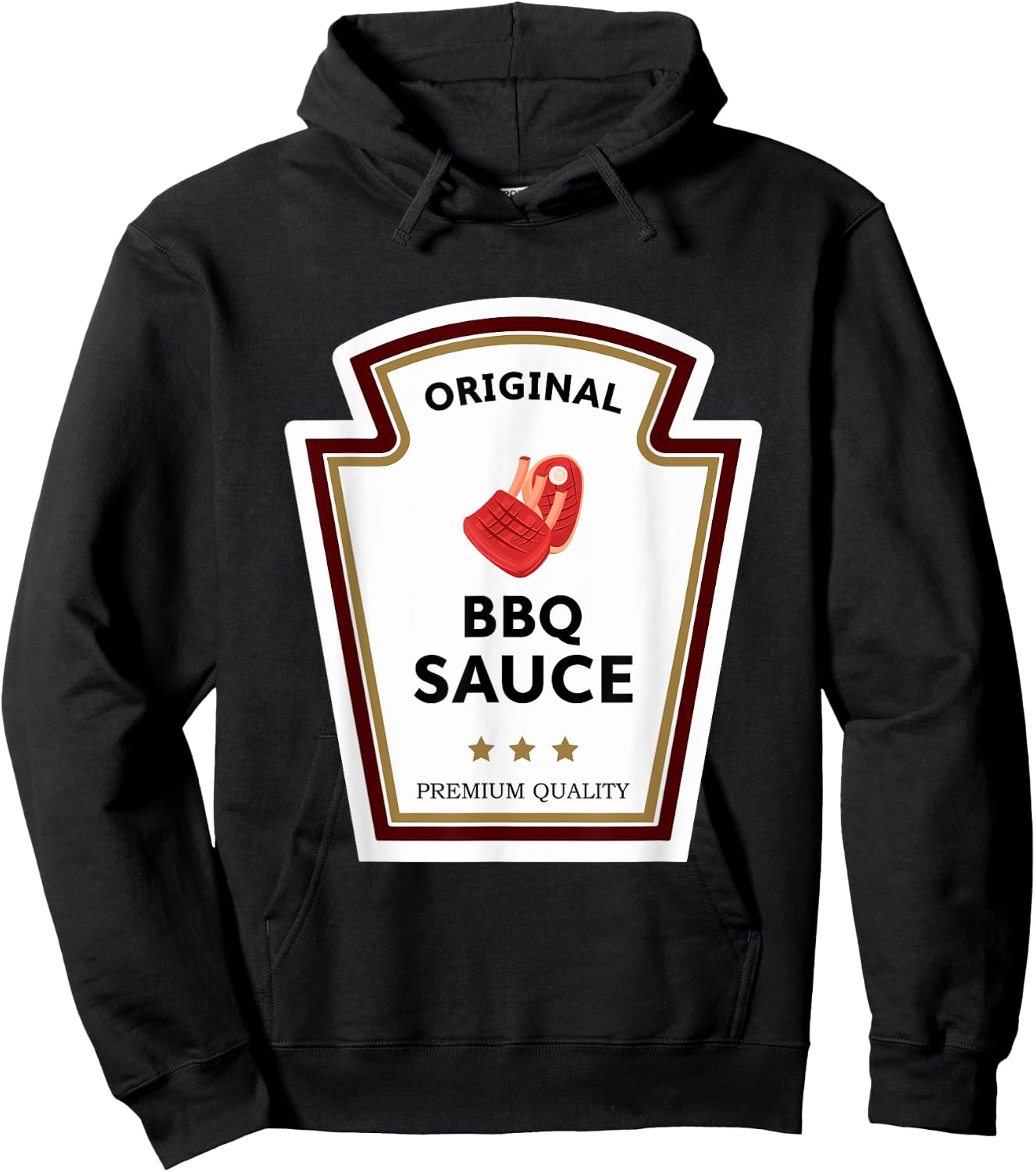 Original BBQ Sauce Condiment Group Costume Hoodie - Hoodie | Black