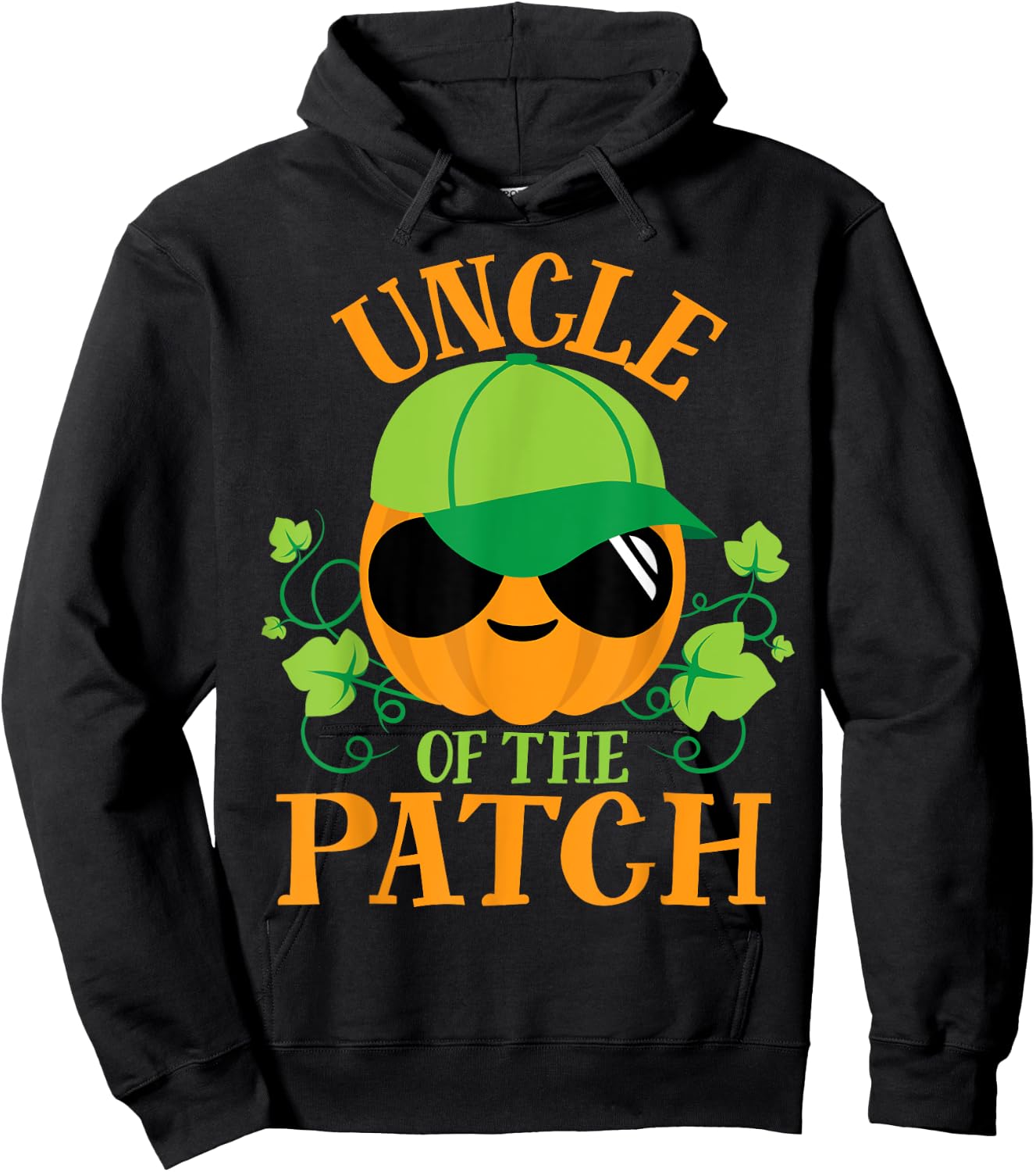 Uncle Pumpkin of the Patch Matching Family Set Men Halloween Hoodie - Hoodie | Black