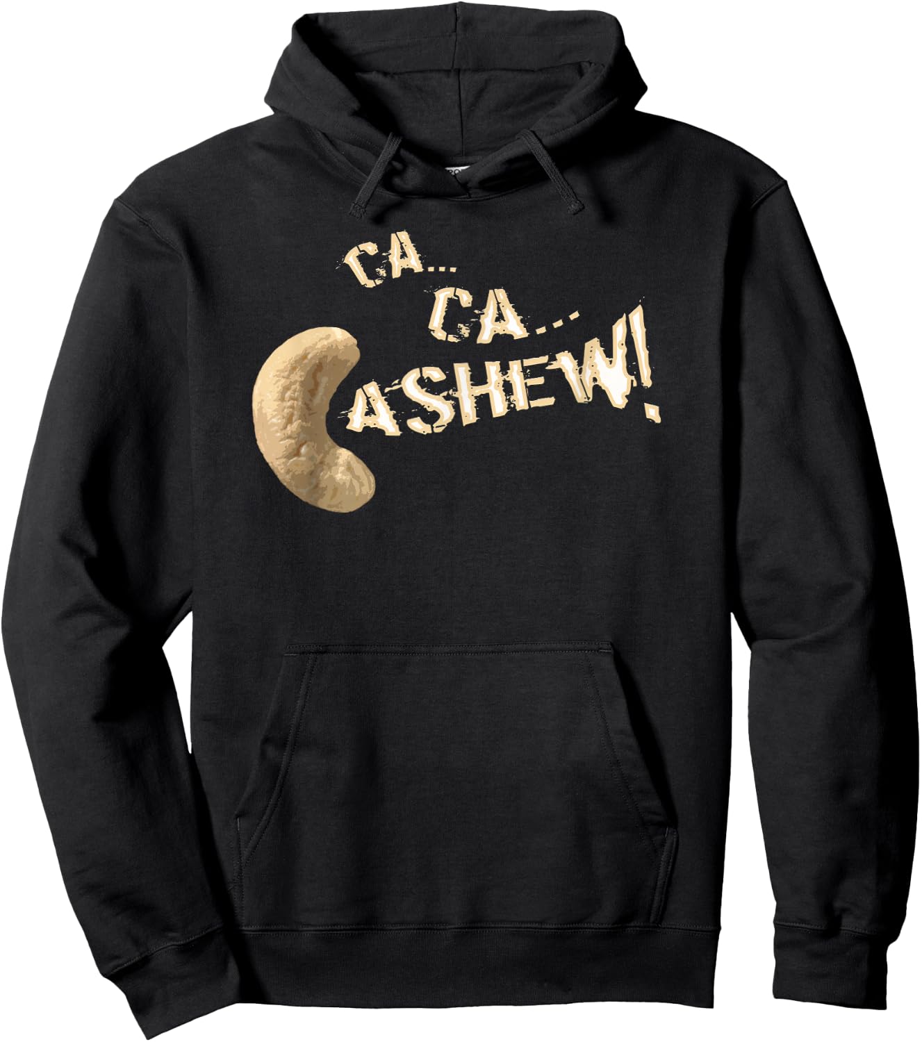 Cashew Nuts - Funny Pun Sneeze Hoodie - Hoodie | Black