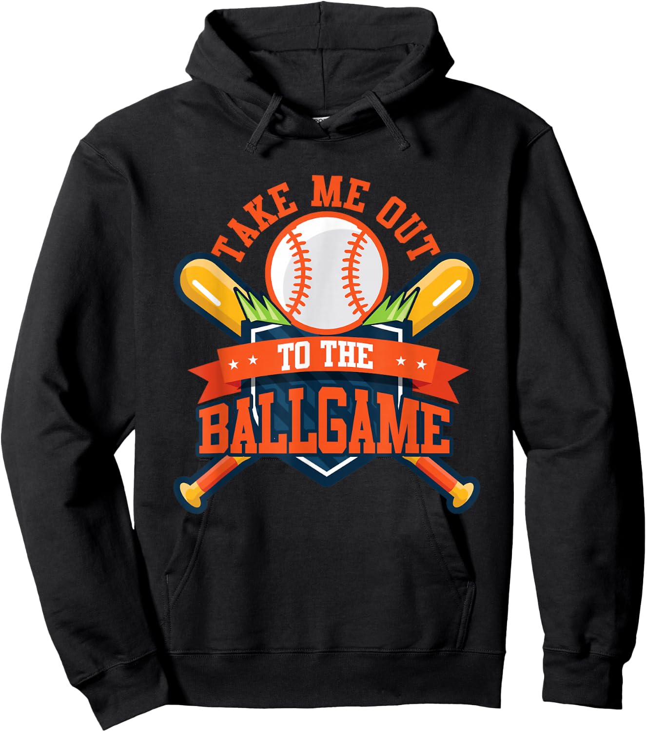 Take Me Out to the Ball Game Baseball Player Son Daughter Hoodie - Hoodie | Black