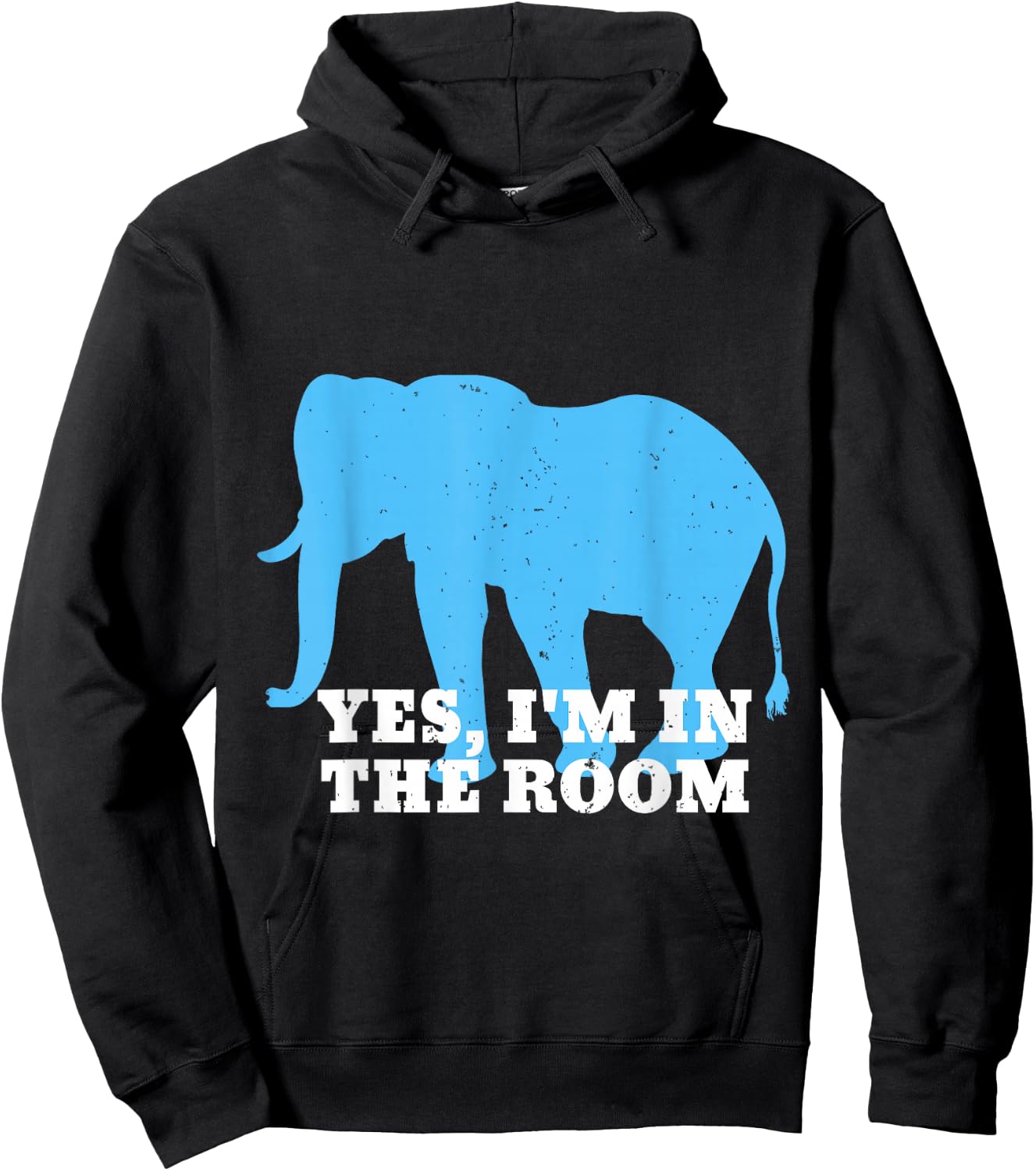 Funny Elephant Shirt Elephant In The Room Animal Lover Shirt Hoodie - Hoodie | Black