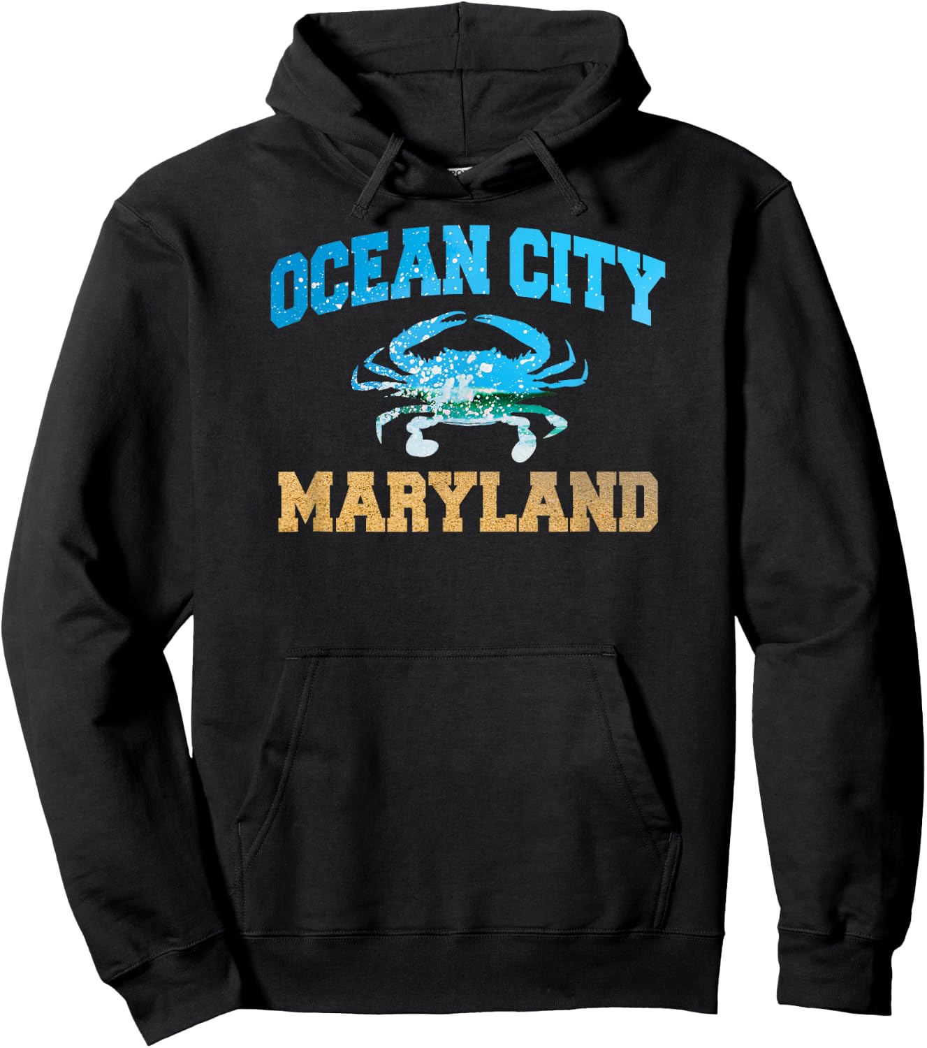 Ocean City Maryland T Shirts OC MD Hoodie - Hoodie | Black