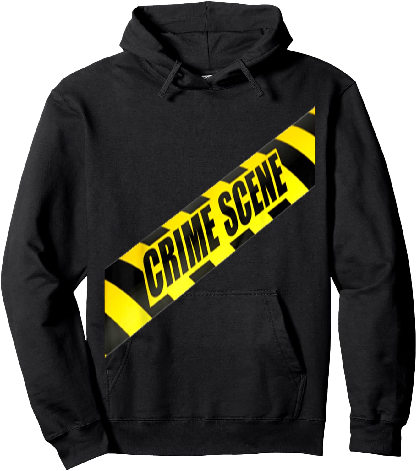 Crime Scene Forensic Tape Police Science Investigator Hoodie - Hoodie | Black