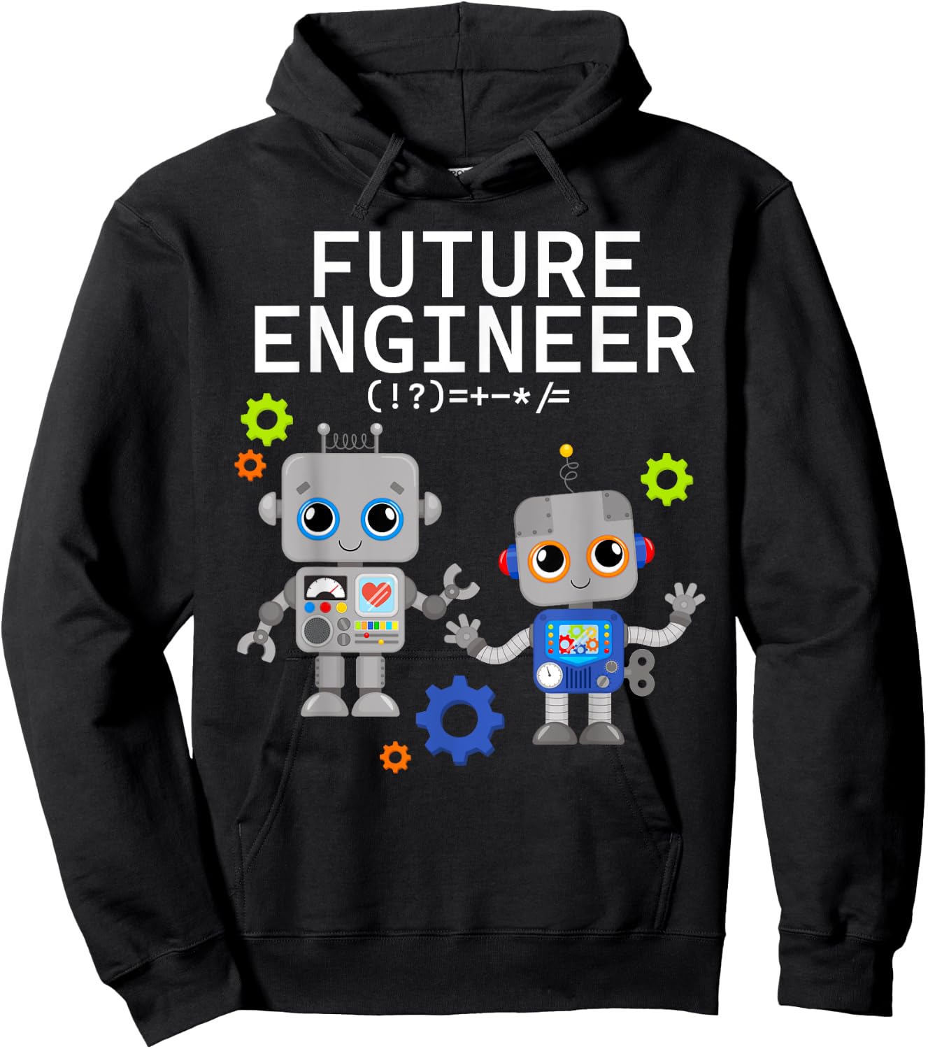 Future Engineer Costume Robot Robotics Adults & Kids Hoodie - Hoodie | Black
