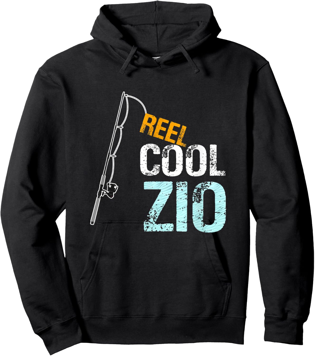 Reel Cool Zio graphic Italian Uncle Gift from Niece Nephew Hoodie - Hoodie | Black