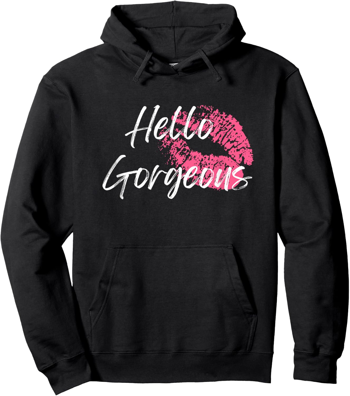 Hello Gorgeous Hoodie - Hoodie | Black
