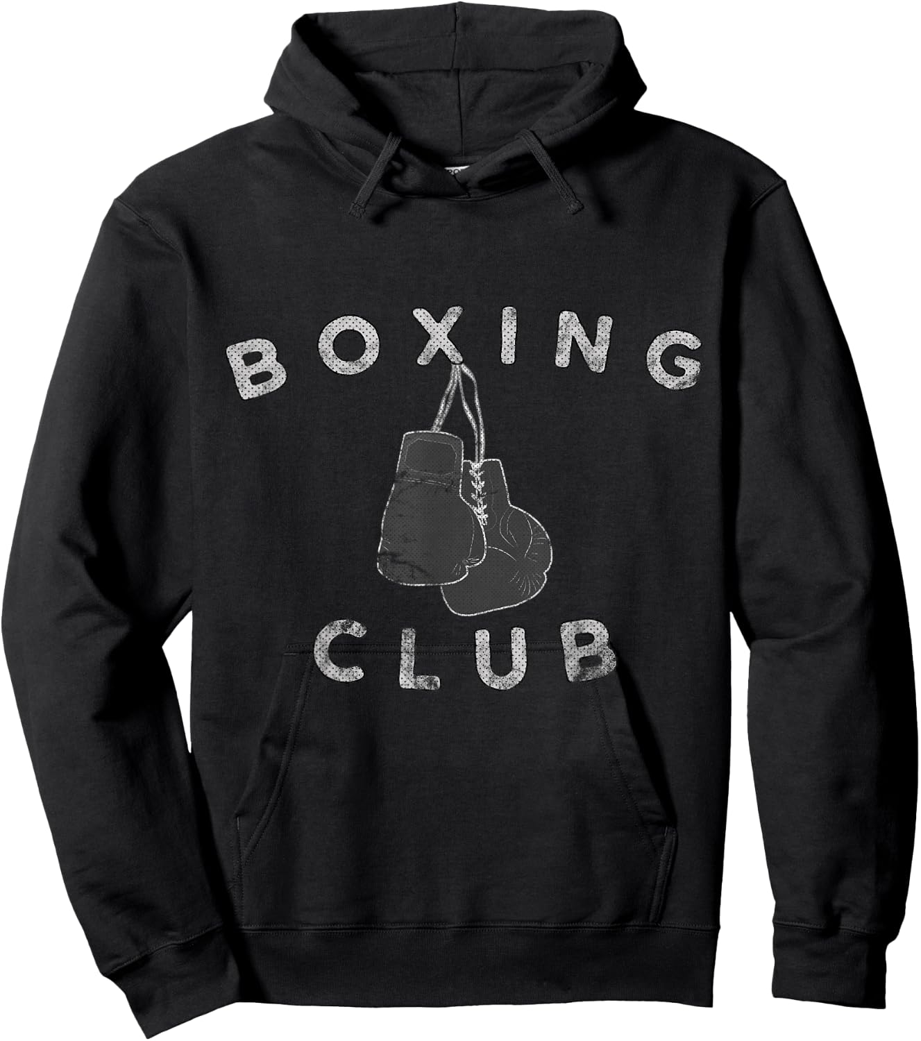 Boxing Club weathered Boxing Gloves Hoodie - Hoodie | Black