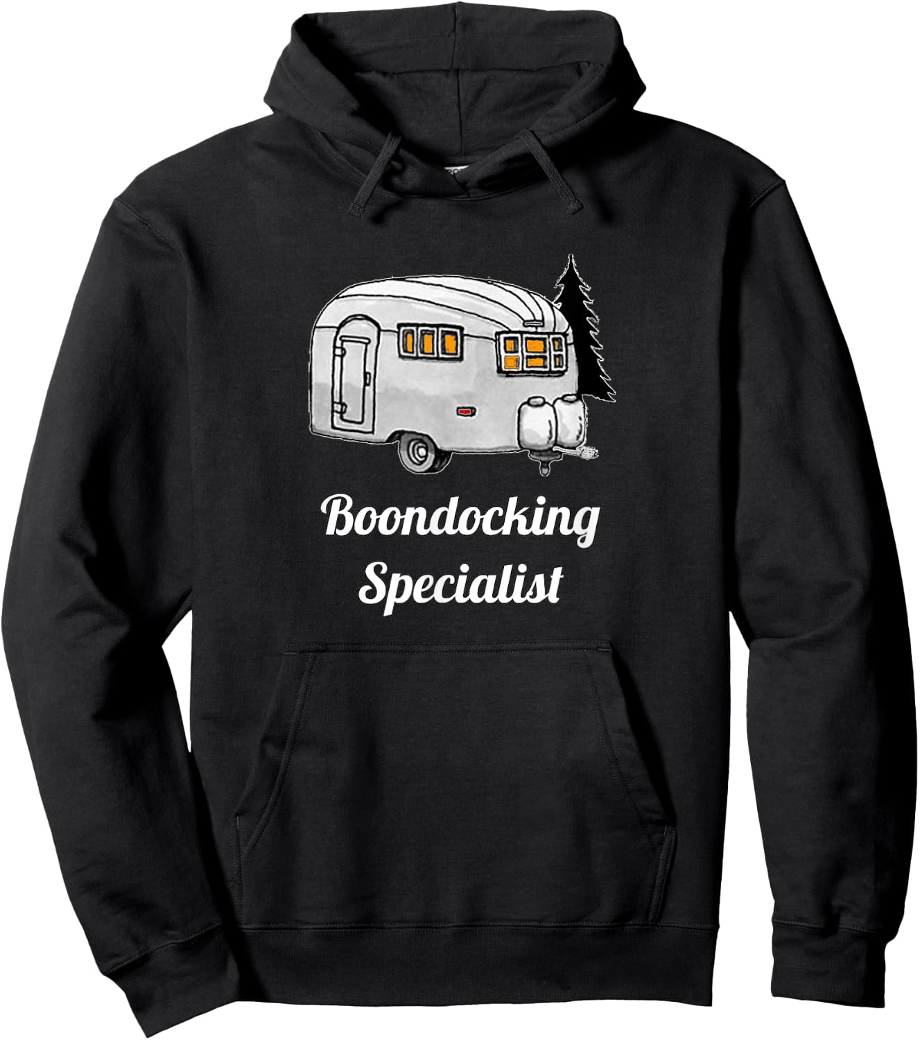 Boondocking Specialist Camping 4 Men & Women Hoodie - Hoodie | Black