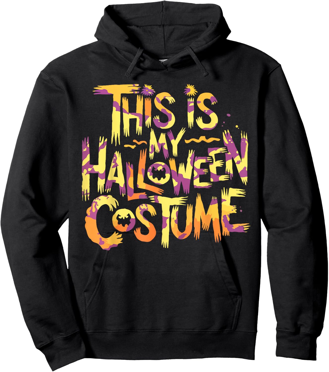 This Is My Halloween Costume Shirt Funny Last Minute Costume Hoodie - Hoodie | Black