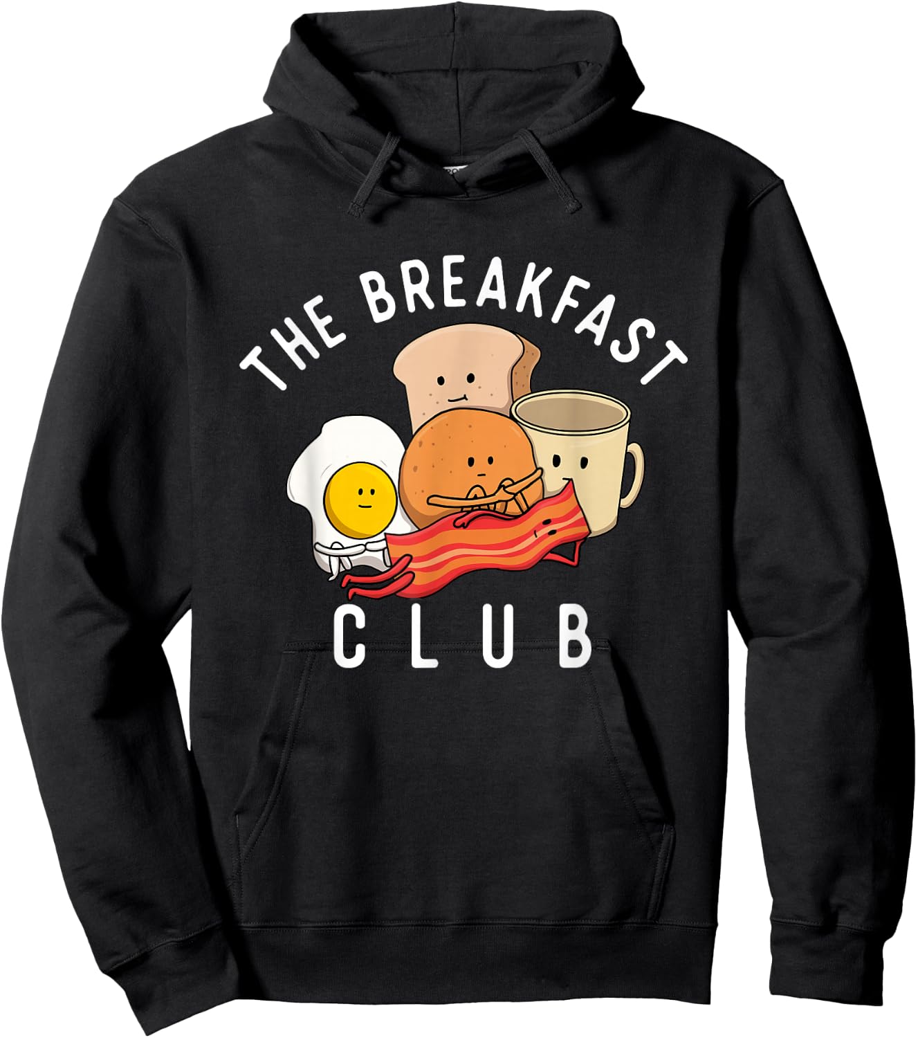 The Breakfast Club - Bacon Lover BBQ Pork Grilling Hoodie - Hoodie | Black