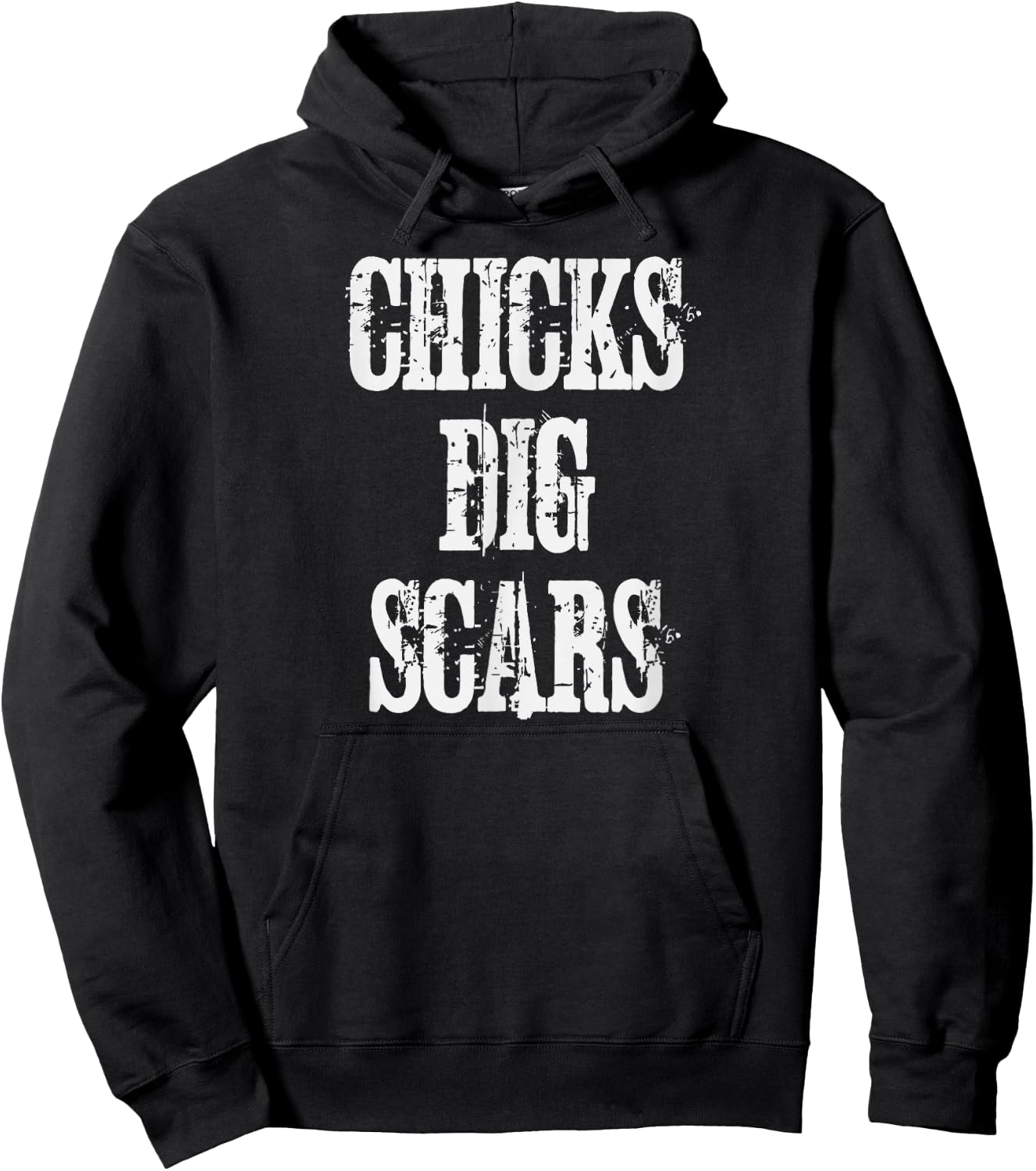 Chicks Dig Scars Congenital Heart Defect Heart Warrior Hoodie - Hoodie | Black