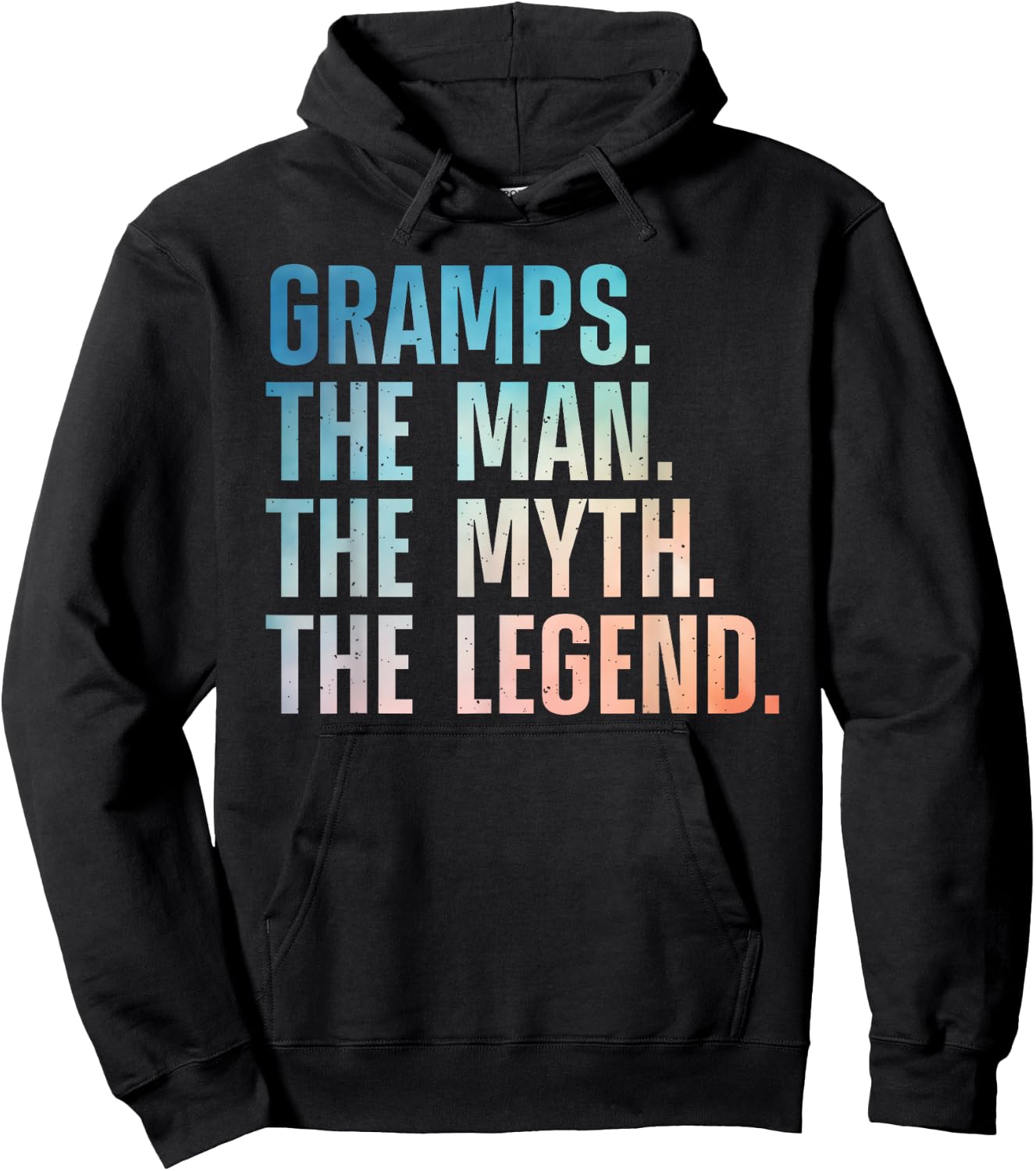 Gramps Design For Grandpa Grandfather From Grandkids Gramps Hoodie - Hoodie | Black