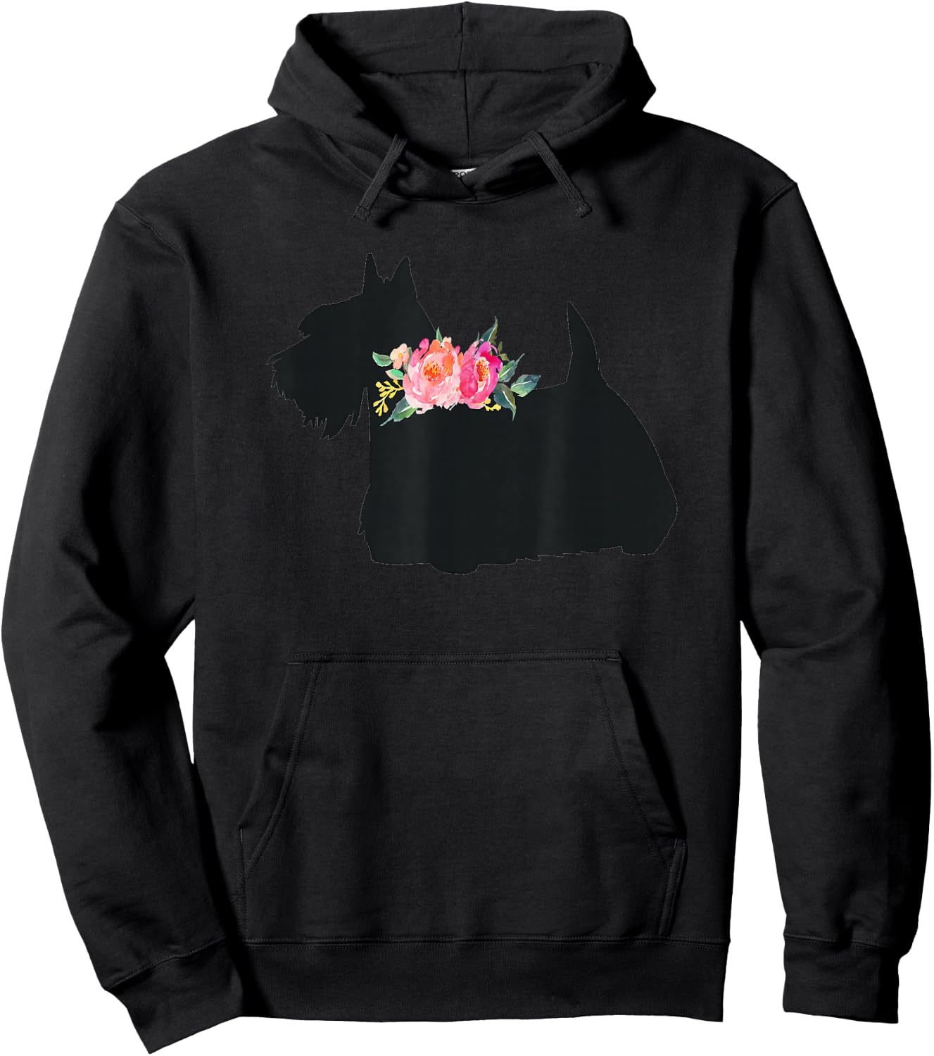 Scottish Terrier Scottie Dog Hoodie - Hoodie | Black