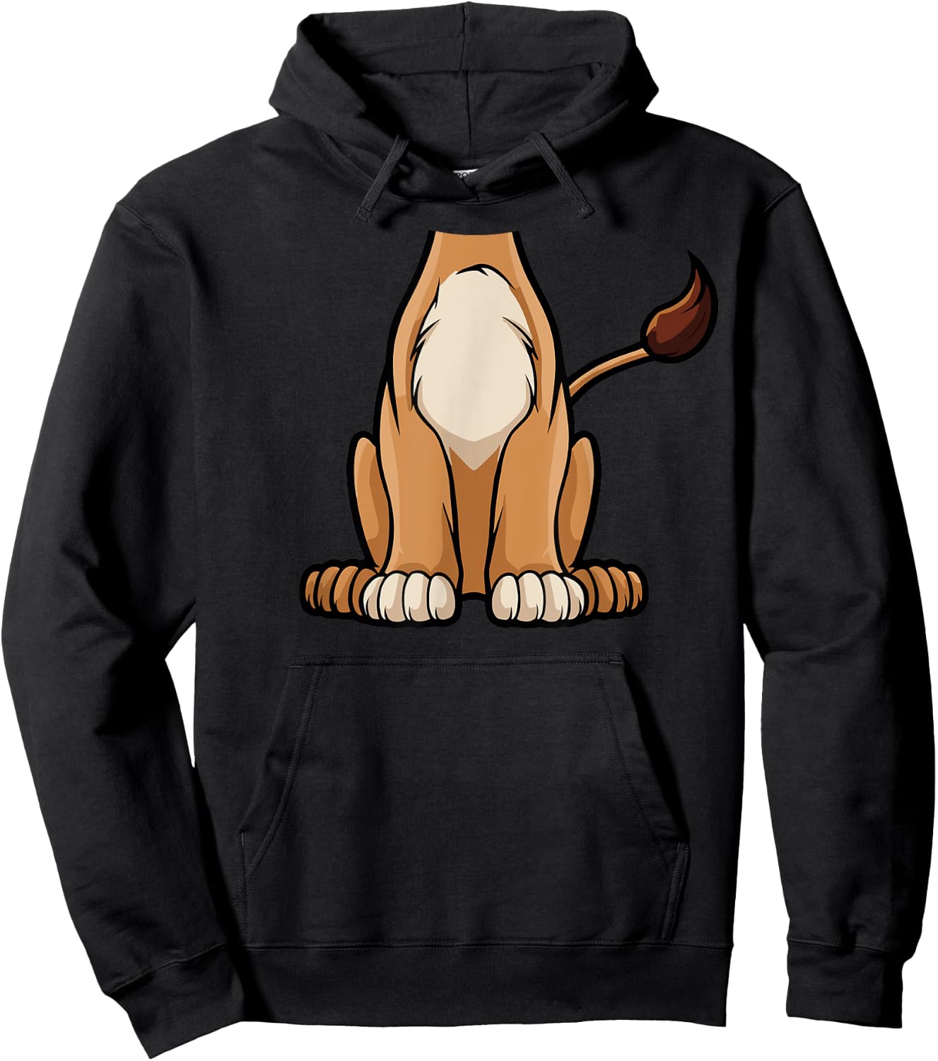 Lion Halloween Outfit Funny Simple Kids Costume Hoodie - Hoodie | Black