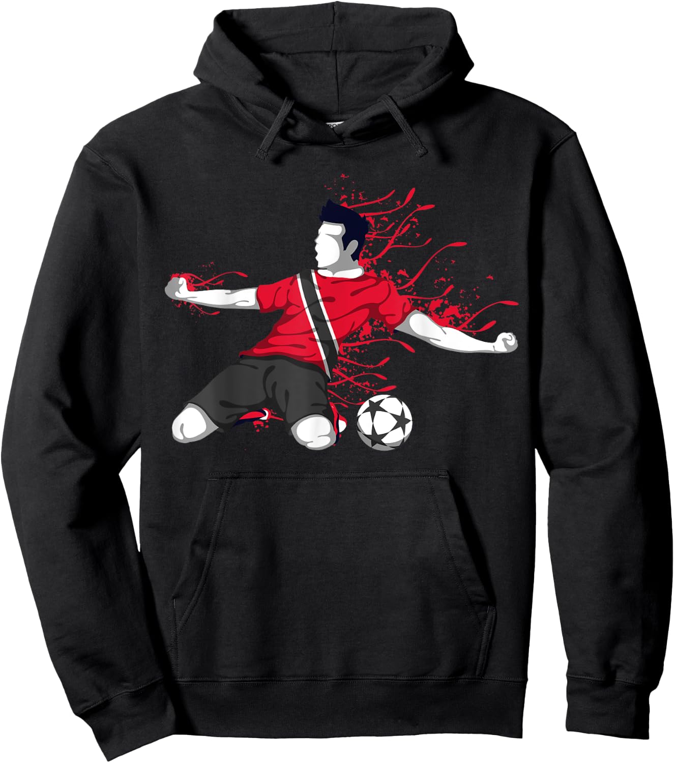 Trinidad and Tobago Soccer Trinidadian Flag Football Lovers Hoodie - Hoodie | Black